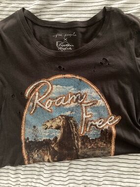 Free People horse vintage tee